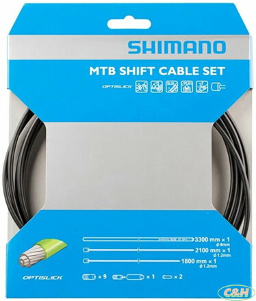 set s lanky a bowdenem řadicí SHIMANO Oplislick MTB (bowden OT-SP41 černý)