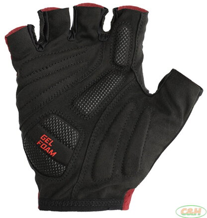 krátkoprsté rukavice MAX1 Ryder vel.L bordeaux