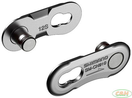 spojka řetězu SH SM-CN910-12 12sp. Quick-link (1 set-2 páry pro 2 řetězy), v krabičce