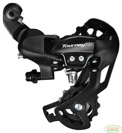 měnič SHIMANO RD-TX800 bez háku 7/8 speed černý