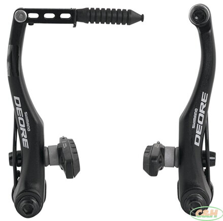brzdy SHIMANO Deore BR-T610-L V-brake černé (pár), botky M70CT4