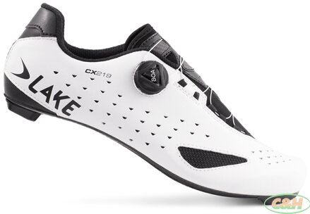 tretry LAKE CX219 Carbon bílá/černá vel.44