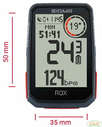 computer SIGMA Rox 4.0 GPS černý SET se sensory