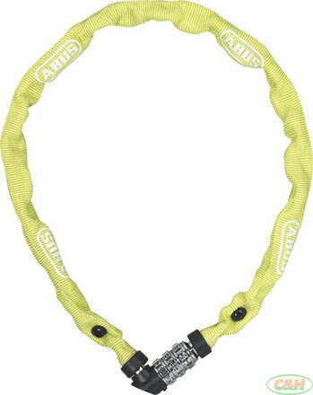 řetězový zámek ABUS 1200/110 web lime kódový