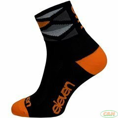 ponožky ELEVEN Howa Rhomb Orange vel. 39-41 (M) černé/orange