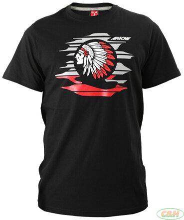 triko APACHE Indián vel. XS černá