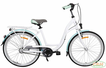kolo STORM Stockholm 26" 3sp. 17" bílé / mořské modré