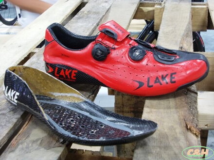 tretry LAKE CX402 Carbon bílo/černé vel.45,5 Speedplay