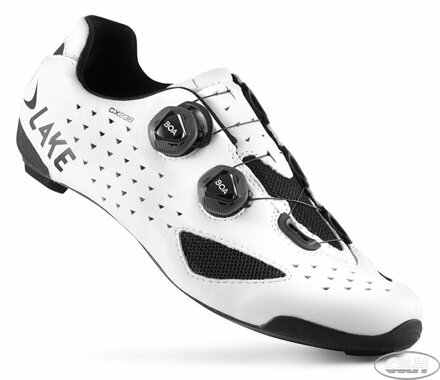 tretry LAKE CX238 Carbon bílo/černé vel.50