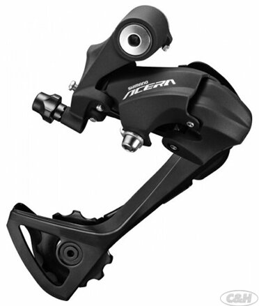 měnič SHIMANO Acera RD-T3000 dlouhé vodítko, 9 speed, černý