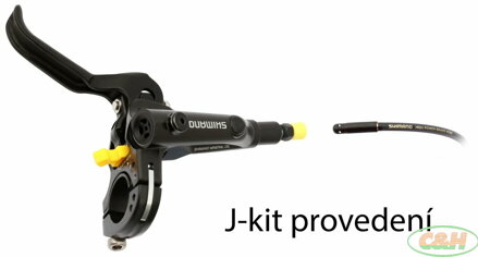 brzda kotoučová SHIMANO XT M8100 p+z komplet bez kotoučů a adapteru, J-kit v krabičce