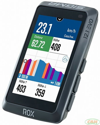 computer SIGMA Rox 12.1 Evo GPS černý