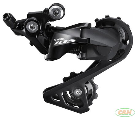 měnič SHIMANO 105 RDR7000 11 speed, krátké vodítko, černý