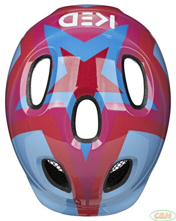 přilba KED Meggy Spark S Starburst Blue Red 45-50 cm