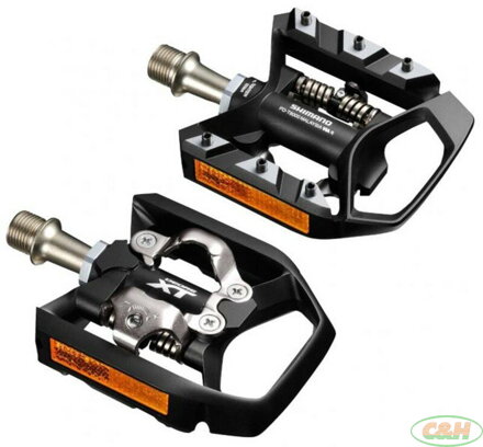 pedály SHIMANO SPD PD-T8000 Deore XT s kufry SM-SH56 v krabičce