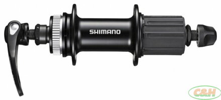 náboj disc SHIMANO FH-TX505 32 děr zadní Center lock černý, v krabičce