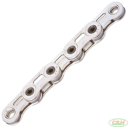 řetěz KMC X Flattop SL Silver 126 článků v krabičce, úprava WAX