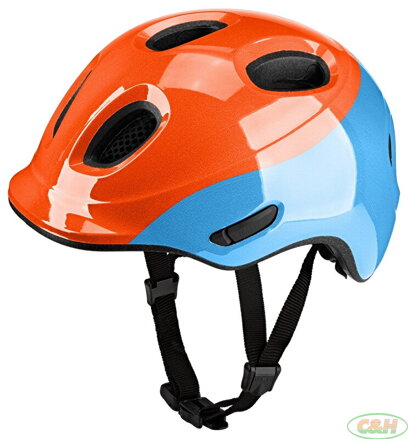 přilba KED Meggy Spark M Dotty Skyblue Orange 50-55 cm