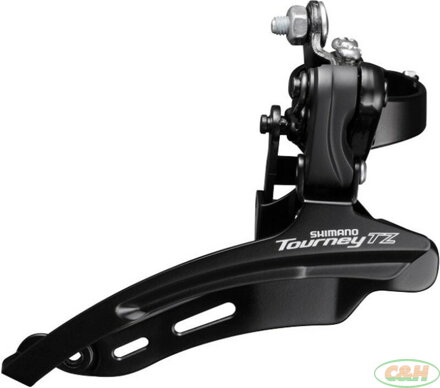 přesmykač SHIMANO Tourney TZ FD-TZ500-D 31,8 dolní tah, černý (42z), v krabičce