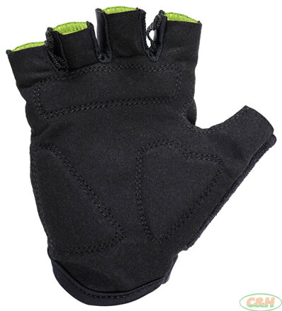 dětské krátkoprsté rukavice MAX1 Raceday 9-10 let fluo žluto/černé