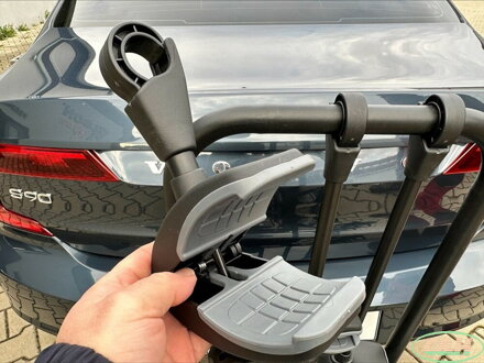 nosič na tažné zařízení na 3 kola / elektrokola AROSO Main 3 Silver sklopný