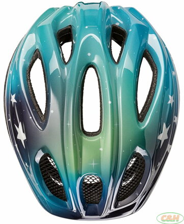přilba KED Meggy II Trend S/M stars blue green 49-53 cm