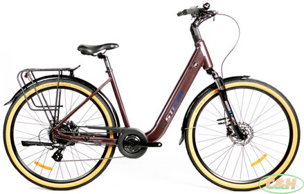 elektrokolo STORM 28 E-Diamond PRO low step HR3 025 504 Wh 19" švestka brokát / černá