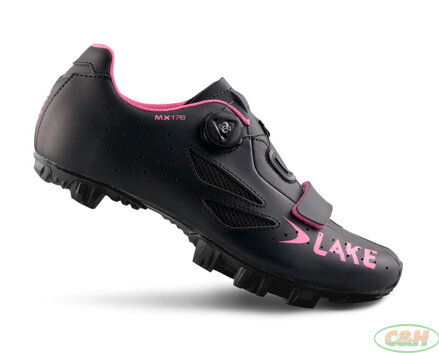 tretry LAKE MX176 černo/růžové vel.36