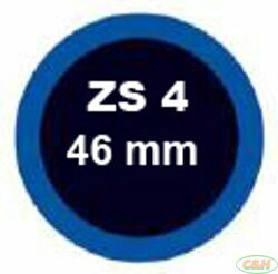 záplaty FERDUS ZS 4 o 46 mm, balení 5 ks