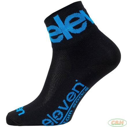 ponožky ELEVEN Howa TWO BLUE vel.11-13 (XL) černé/modré
