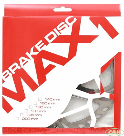 brzdový kotouč MAX1 Evo 203 mm černý
