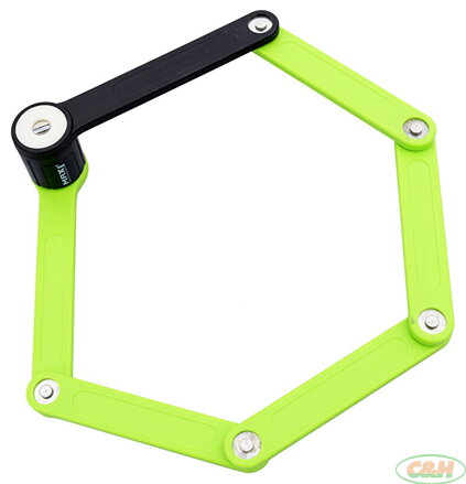 skládací zámek MAX1 Bull 850 mm zelený