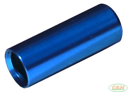 koncovka bowdenu MAX1 CNC Alu 4 mm utěsněná modrá 100 ks