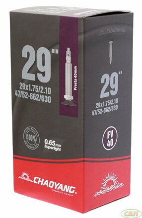 duše CHAOYANG Superlight 29x1,75/2,1 (47/52-622) FV 40 mm