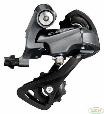 měnič SHIMANO Claris RD-R2000 8 speed, dlouhé vodítko, šedá, v krabičce