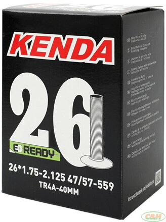 duše KENDA 26x1,75-2,125 (47/57-559) AV 40mm celozávit