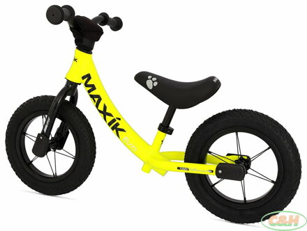 odrážedlo MAXÍK Evo Lite fluo žlutá/černá