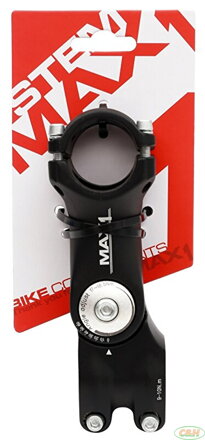 stavitelný představec MAX1 105/60°/31,8 mm černý