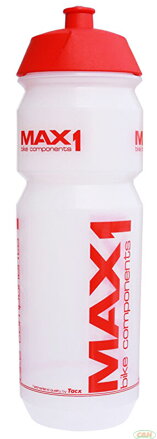 lahev MAX1 Tank 0,85 l transparentní červená