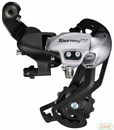 měnič SHIMANO RD-TX800 bez háku 7/8 speed stříbrný, v krabičce