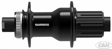 náboj disc SHIMANO FH-TC500-MS-B 32d Center lock 12mm e-thru-axle 148mm 12 rychlostí zadní černý