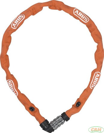 řetězový zámek ABUS 1200/110 web orange kódový