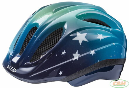 přilba KED Meggy II Trend S/M stars blue green 49-53 cm