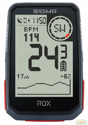 computer SIGMA Rox 4.0 GPS černý SET se sensory