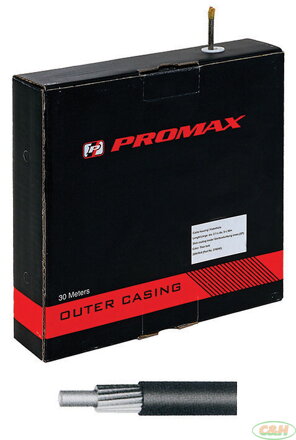 bowden PROMAX 5 mm řadící, černý, v kartonu (servisní balení po 30 m= min. obj. množství)