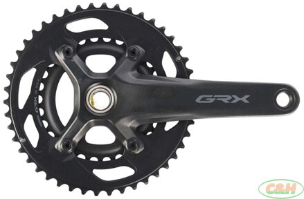 kliky SHIMANO GRX FC-RX600-2, 175mm, 46-30 zubů, 11 speed