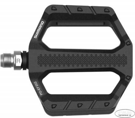 pedály SHIMANO  PD-EF202 Flat černé, v krabičce