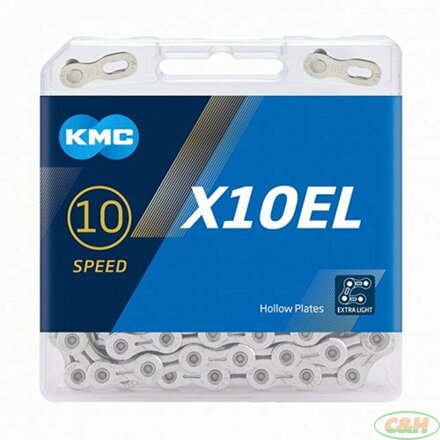řetěz KMC X-10 Extra Light v krabičce 114 čl.