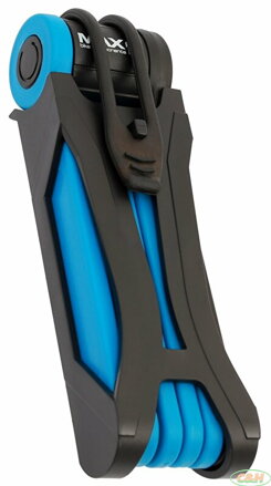 skládací zámek MAX1 Bull 850 mm modrý