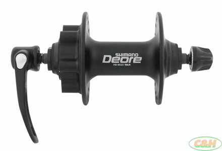 náboj disc SHIMANO Deore HB-M525BL 32děr přední, 6děr, černý, v krabičce